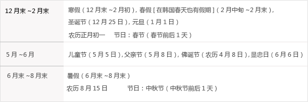 schedule